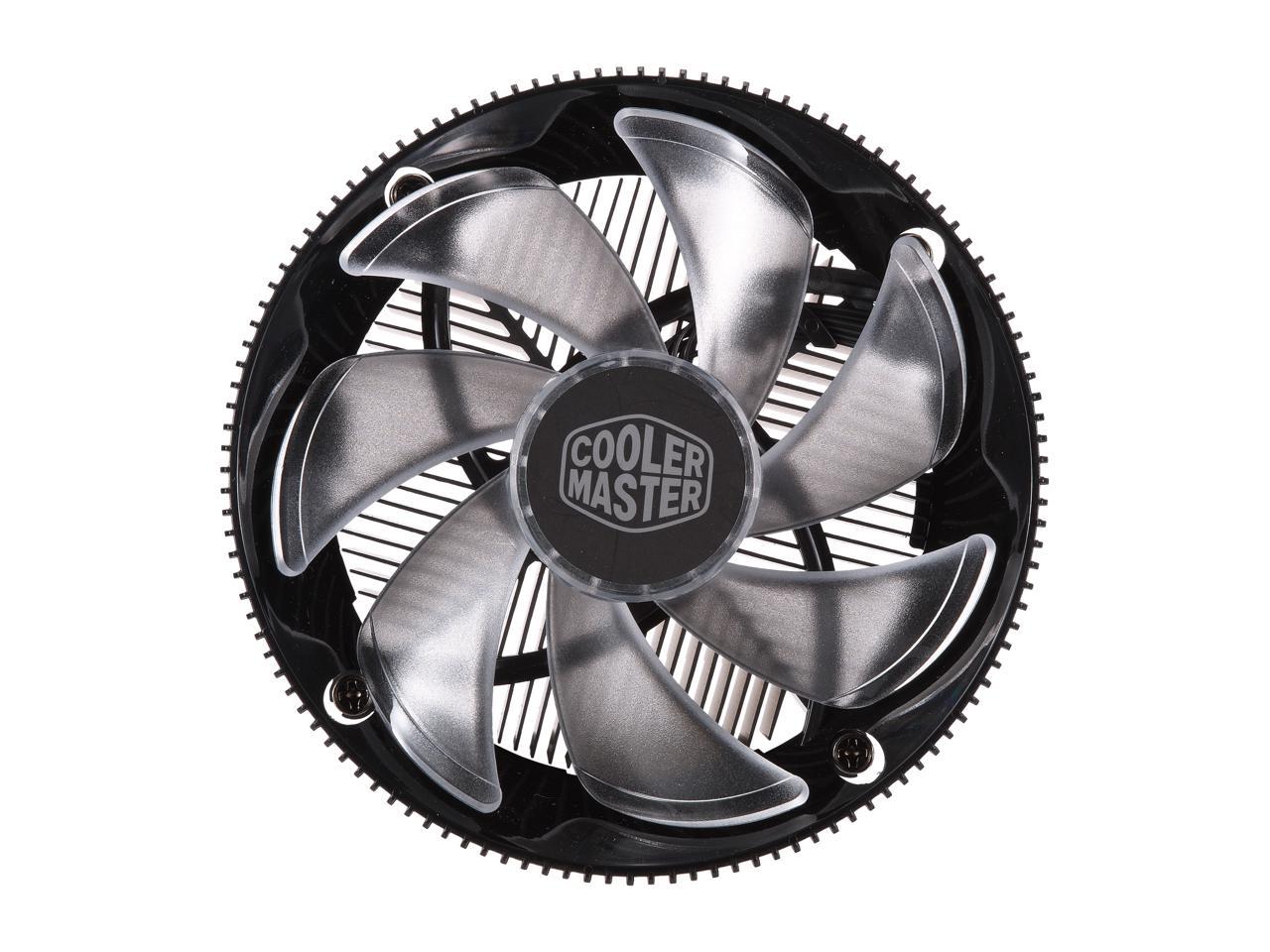 Cooler Master A71C ARGB CPU Air Cooler for AMD Ryzen, Anodized Black Aluminum Fins, Copper Insert Base, MF120 120m, Addressable RGB Lighting