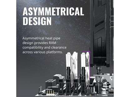 Cooler Master Hyper 212 EVO V2 CPU Air Cooler with SickleFlow 120, PWM Fan, Direct Contact Technology, 4 copper Heat Pipes for AMD Ryzen/Intel LGA1200/1151