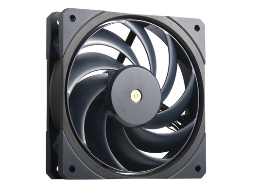 Cooler Master Mobius 120 OC High Performance Interconnecting Ring Blade Fan, PWM Fan Speed Cable Toggle, Metal Motor Hub, Double Ball Bearing for PC Case, Liquid and Air Cooler (MFZ-M2NN-32NPK-R1)