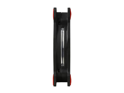 Thermaltake Riing 12 Series High Static Pressure 120mm Circular Red LED Ring Case/Radiator Fan CL-F038-PL12RE-A