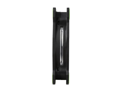 Thermaltake Riing 12 Series High Static Pressure 120mm Circular Green LED Ring Case/Radiator Fan CL-F038-PL12GR-A
