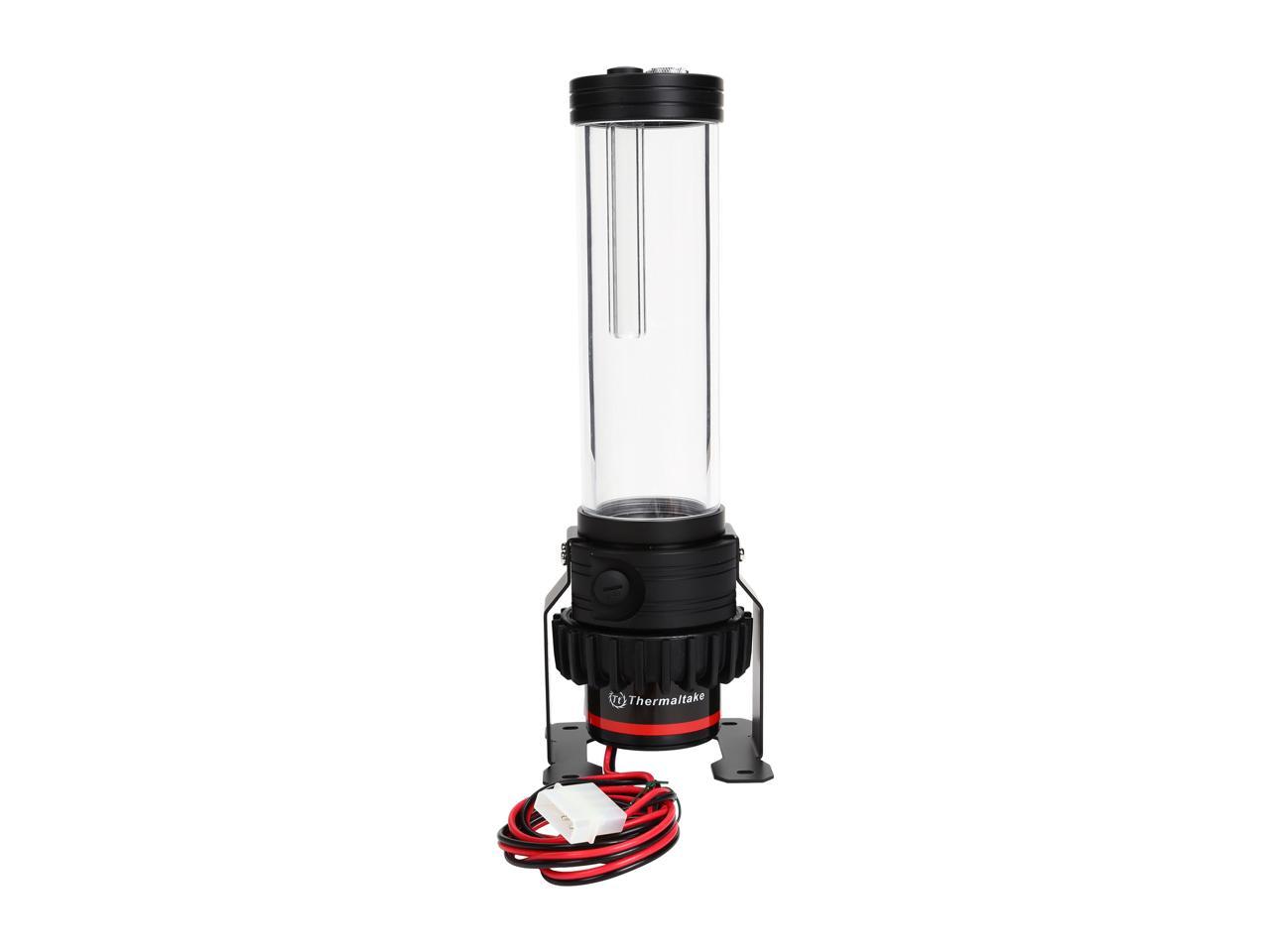 Thermaltake Pacific DIY LCS PR22-D5 5-Speed Adjustable D5 Pump/Reservoir Combo 3-Port G 1/4" Thread Tt LCS Certified POM PMMA CL-W082-PL00BL-A