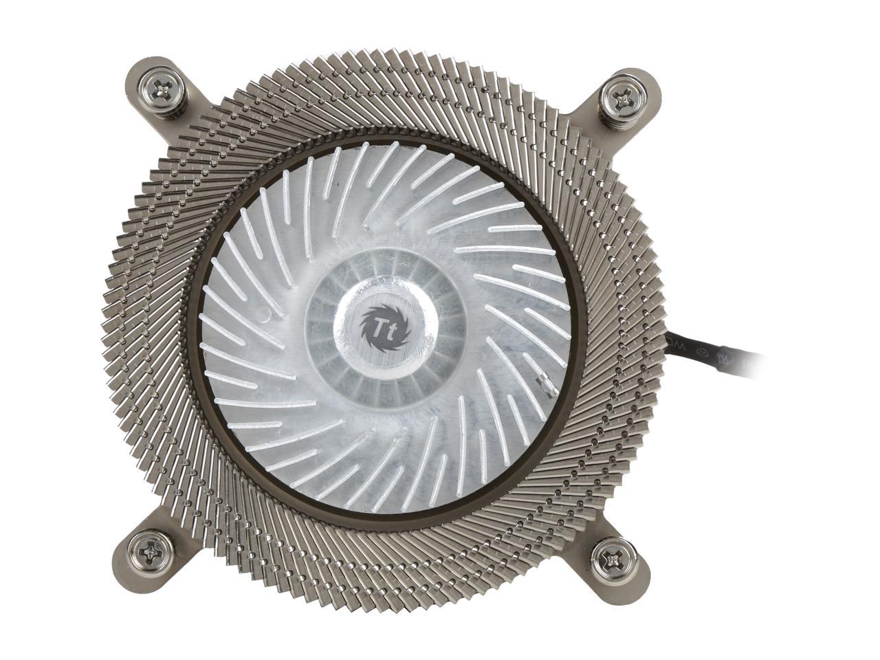 Thermaltake Engine 27 1U Low-Profile 70W Intel 60mm Low Noise PWM Fan Forty Fan Blade CPU Cooler CL-P032-CA06SL-A