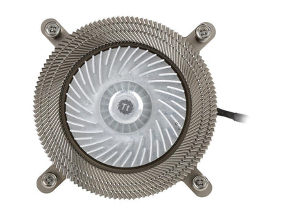 Thermaltake Engine 27 1U Low-Profile 70W Intel 60mm Low Noise PWM Fan Forty Fan Blade CPU Cooler CL-P032-CA06SL-A