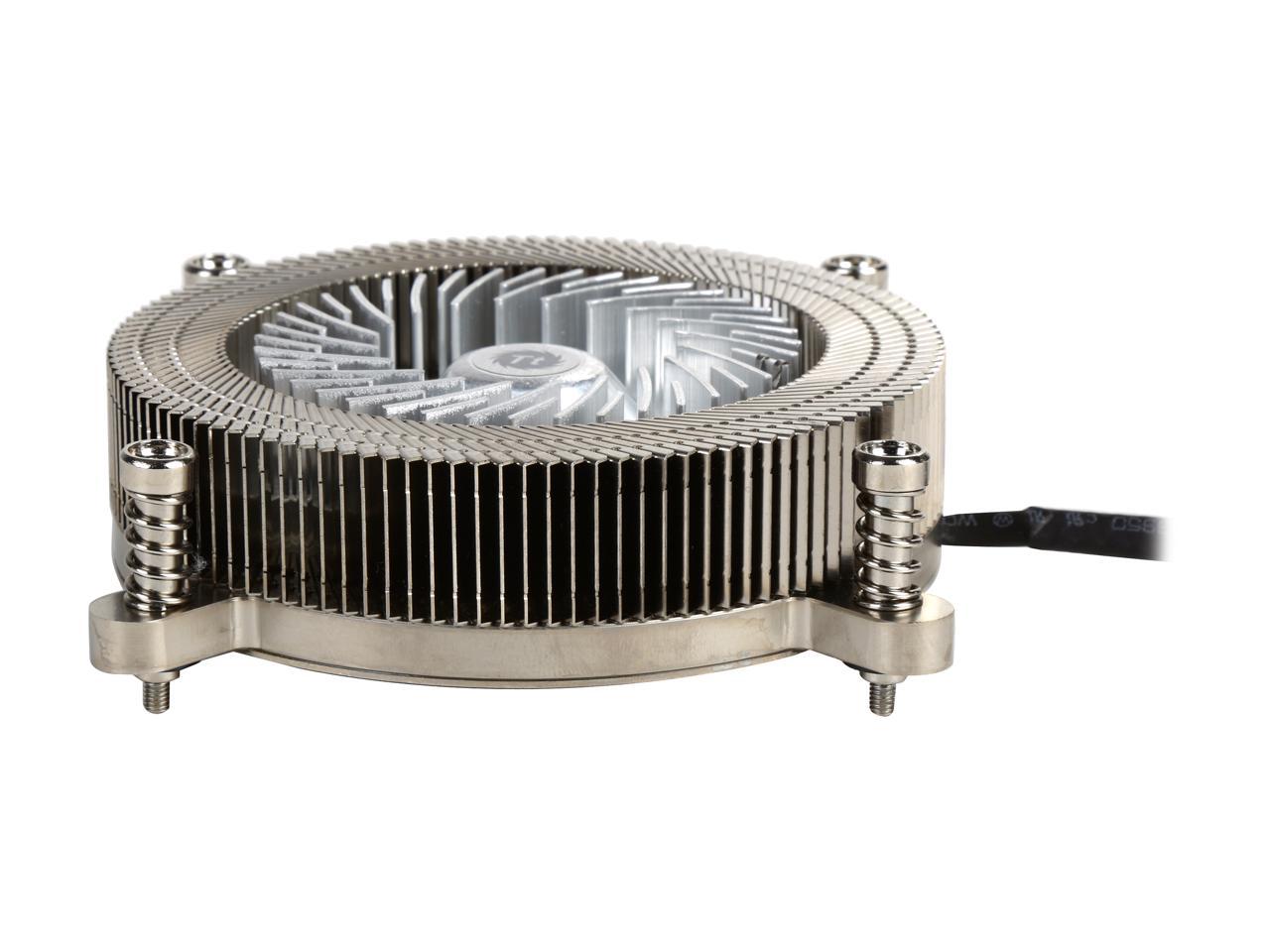 Thermaltake Engine 27 1U Low-Profile 70W Intel 60mm Low Noise PWM Fan Forty Fan Blade CPU Cooler CL-P032-CA06SL-A
