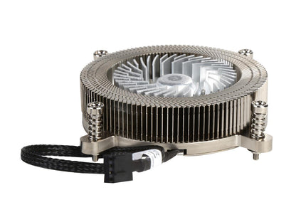 Thermaltake Engine 27 1U Low-Profile 70W Intel 60mm Low Noise PWM Fan Forty Fan Blade CPU Cooler CL-P032-CA06SL-A