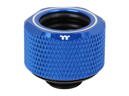 Thermaltake Pacific Blue 4 Build-in O-Rings C-Pro G1/4 PETG 16mm OD Compression Fitting 6 Pack CL-W210-CU00BU-B