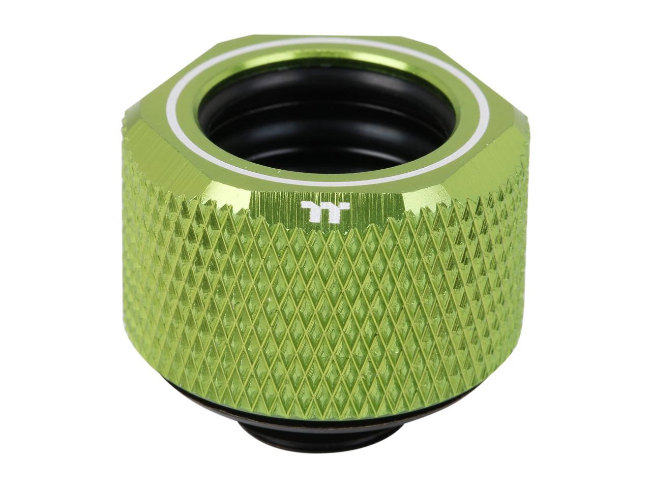 Thermaltake Pacific Green 4 Build-in O-Rings C-Pro G1/4 PETG 16mm OD Compression Fitting 6 Pack CL-W212-CU00GR-B