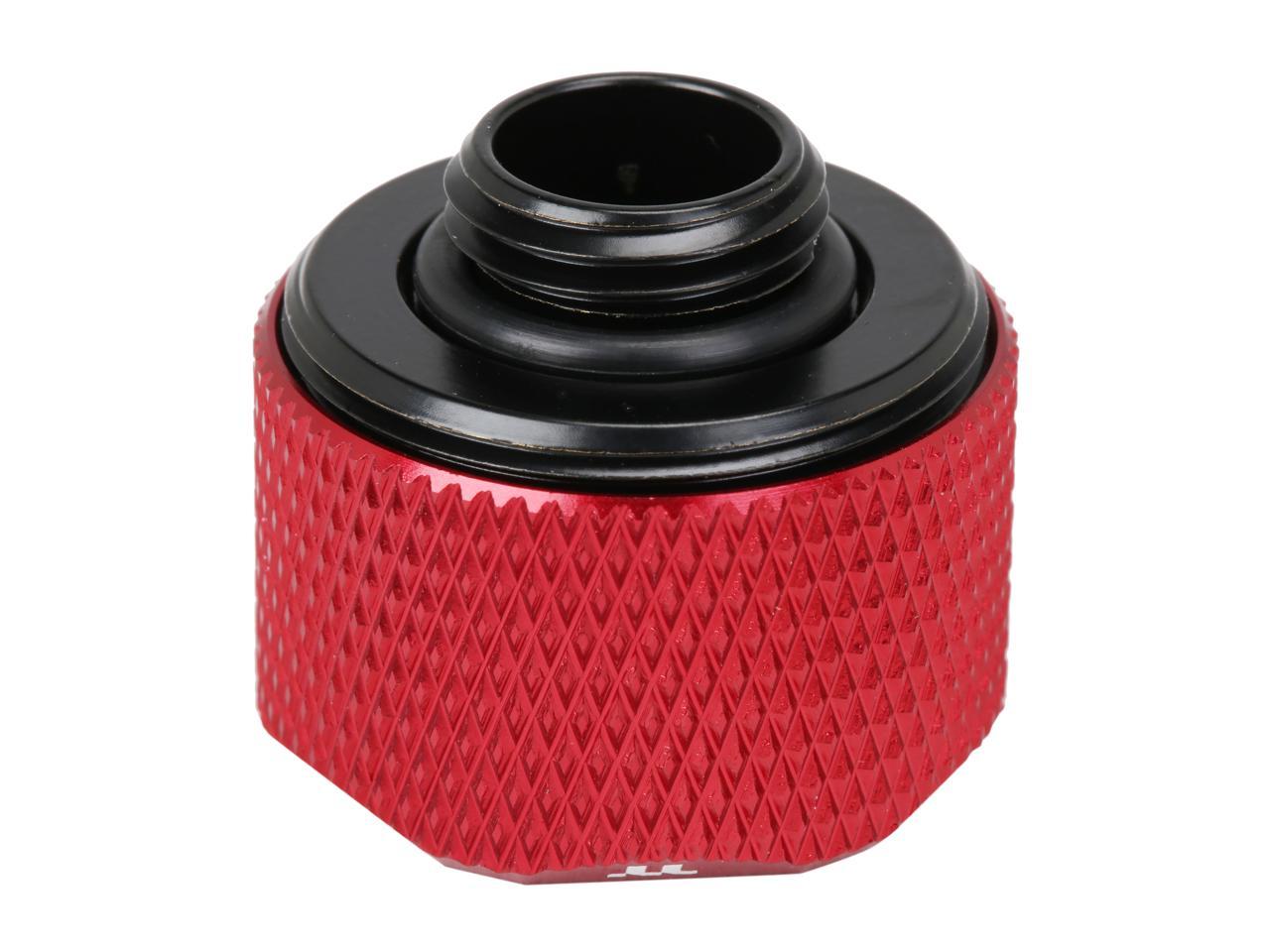 Thermaltake Pacific Red 4 Build-in O-Rings C-Pro G1/4 PETG 16mm OD Compression Fitting 6 Pack CL-W209-CU00RE-B