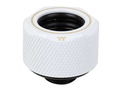 Thermaltake Pacific White 4 Build-in O-Rings C-Pro G1/4 PETG 16mm OD Compression Fitting 6 Pack CL-W211-CU00WT-B