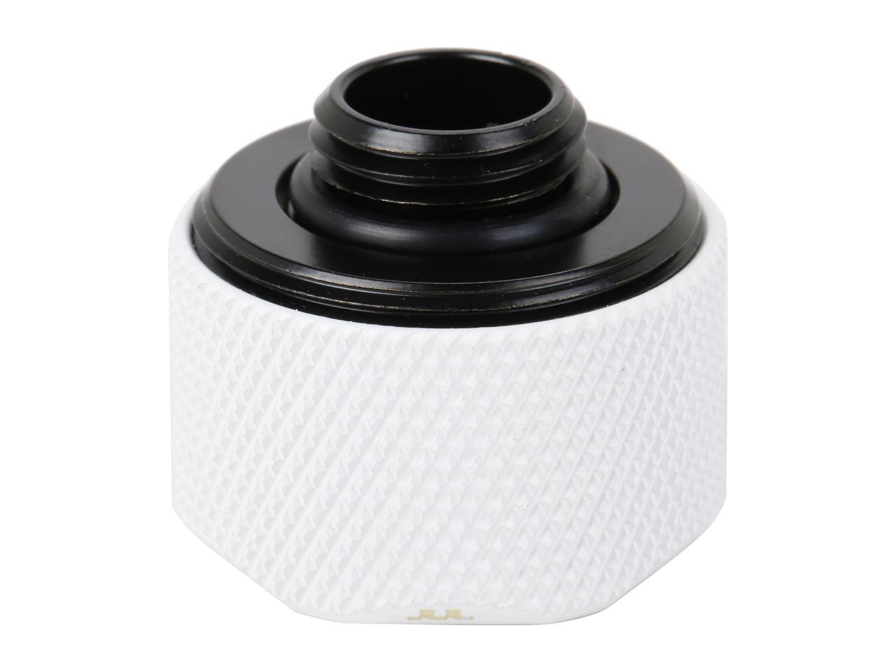 Thermaltake Pacific White 4 Build-in O-Rings C-Pro G1/4 PETG 16mm OD Compression Fitting 6 Pack CL-W211-CU00WT-B