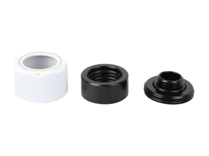 Thermaltake Pacific White 4 Build-in O-Rings C-Pro G1/4 PETG 16mm OD Compression Fitting 6 Pack CL-W211-CU00WT-B