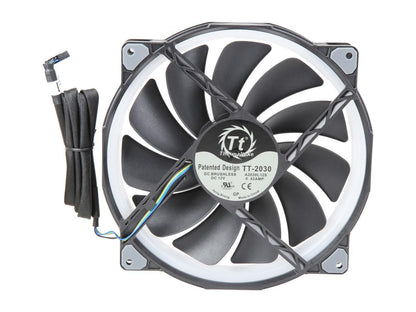 Thermaltake CL-F070-PL20SW-A Riing Plus 20 LED RGB Case Fan TT Premium Edition (Single Fan Pack w/o Controller)