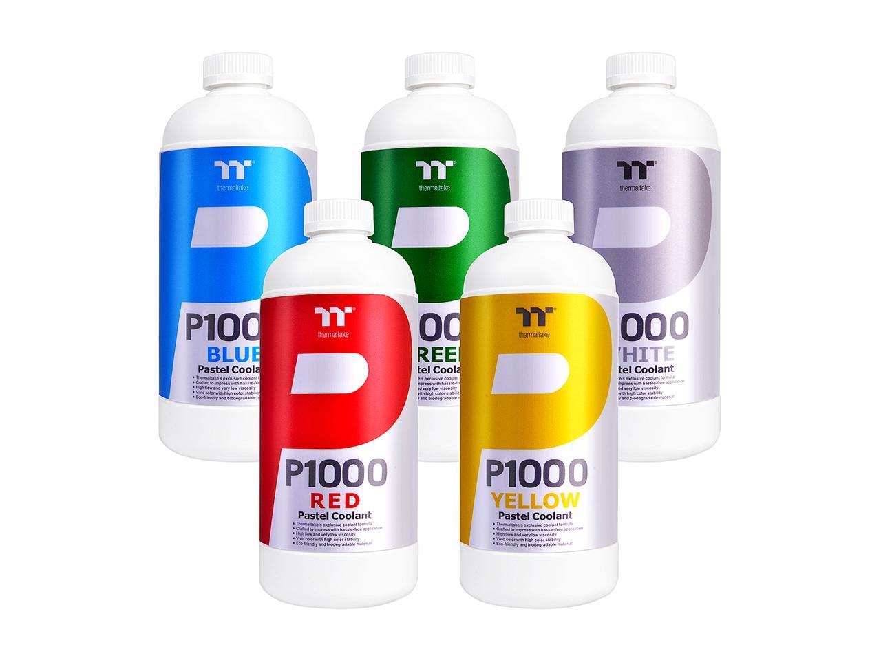Thermaltake P1000 1000ml New Formula Blue Pastel Coolant Anti-Corrosion Anti-Freeze Miimize Airlock CL-W246-OS00BU-A