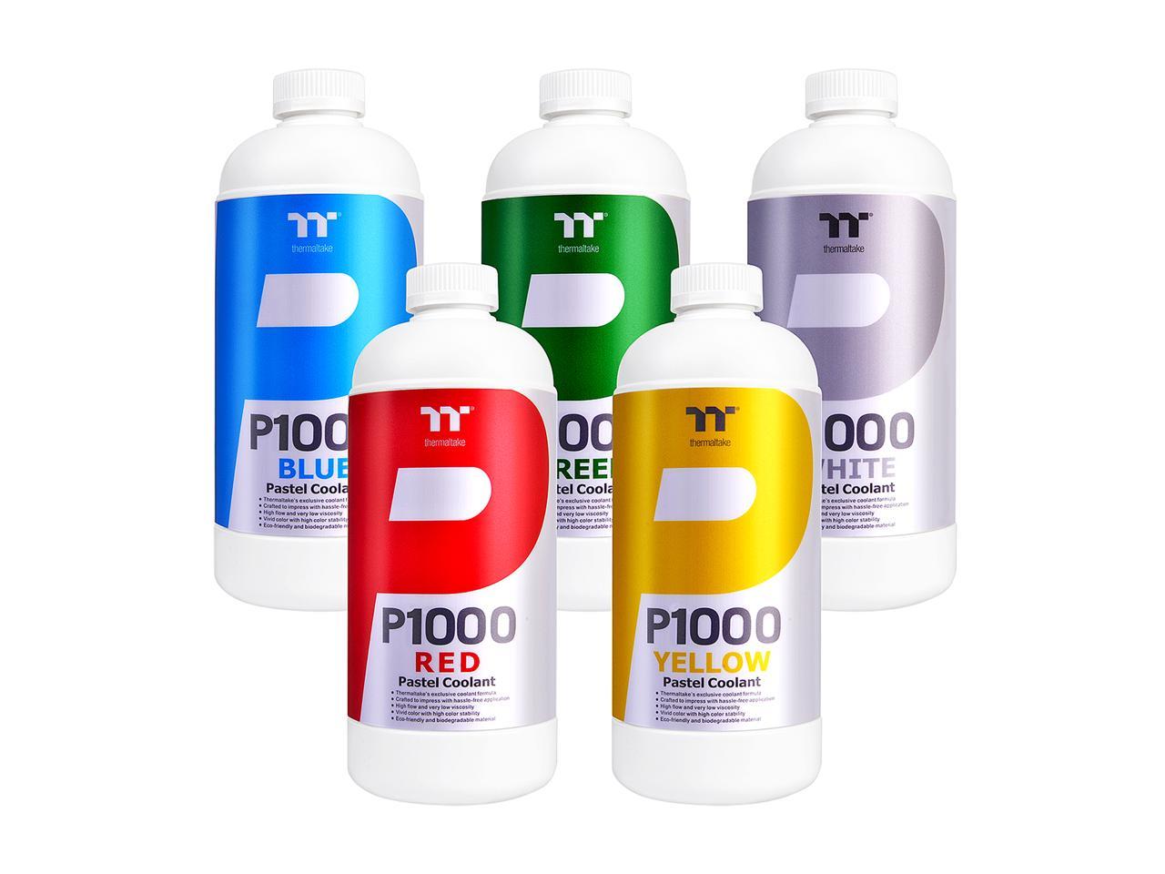 Thermaltake P1000 1000ml New Formula White Pastel Coolant Anti-Corrosion Anti-Freeze Miimize Airlock CL-W246-OS00WT-A