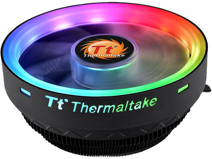 Thermaltake UX100 5V Motherboard Sync High Airflow Hydraulic Bearing ARGB Lighting CPU Cooler