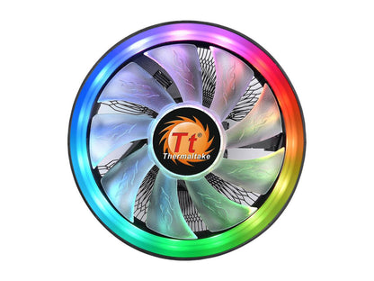 Thermaltake UX100 5V Motherboard Sync High Airflow Hydraulic Bearing ARGB Lighting CPU Cooler