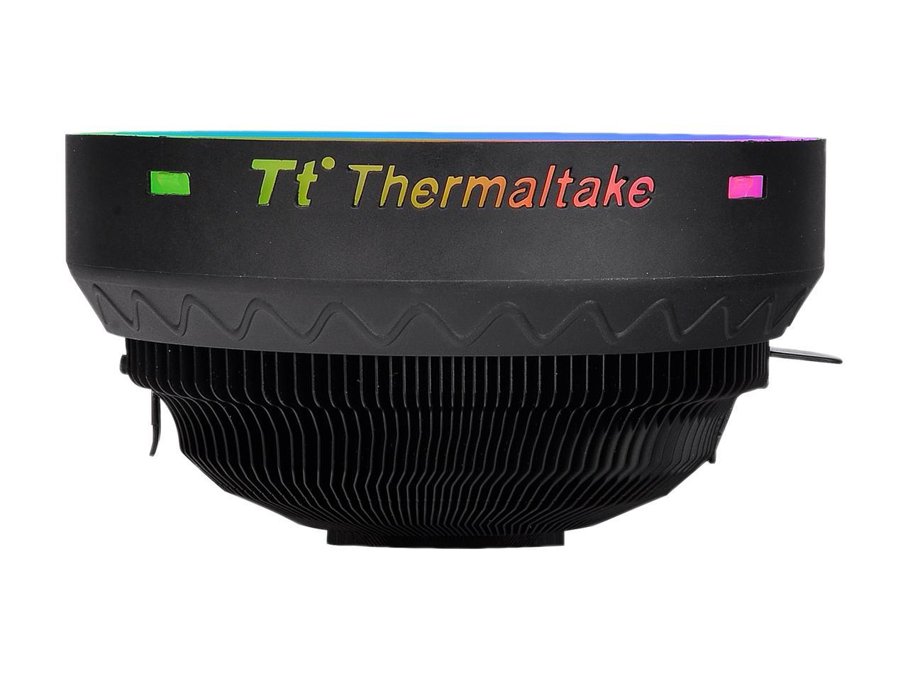 Thermaltake UX100 5V Motherboard Sync High Airflow Hydraulic Bearing ARGB Lighting CPU Cooler