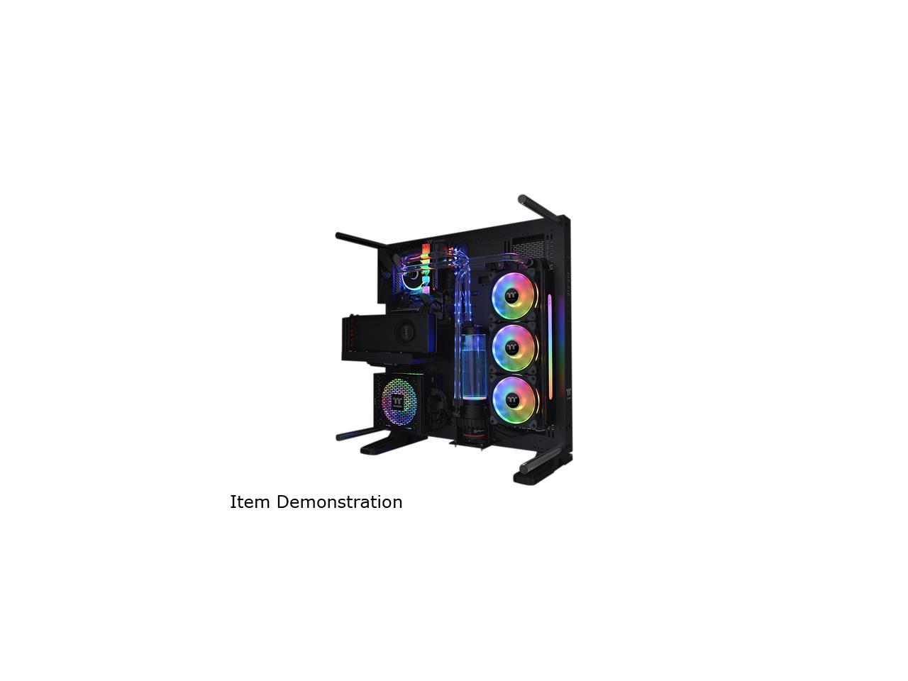 Thermaltake Pacific CL360 Max D5 Res/Pump 16.8 Million Color RGB (Alexa, Razer Chroma) Software Enabled Copper Radiator PETG Hard Tube Water Cooling Kit CL-W259-CU00SW-A