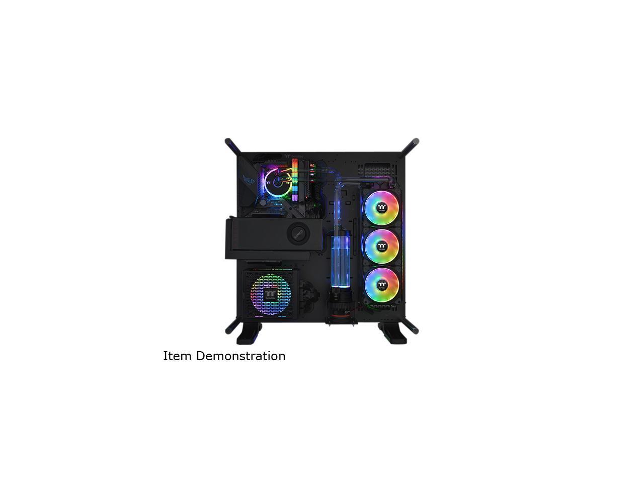Thermaltake Pacific CL360 Max D5 Res/Pump 16.8 Million Color RGB (Alexa, Razer Chroma) Software Enabled Copper Radiator PETG Hard Tube Water Cooling Kit CL-W259-CU00SW-A
