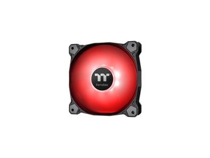 Thermaltake Pure A12 120mm Red LED PWM Controlled Hydraulic Bearing High Airflow High Performance Case/Radiator Fan, CL-F109-PL12RE-B