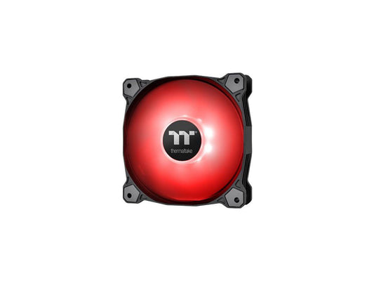 Thermaltake Pure A12 120mm Red LED PWM Controlled Hydraulic Bearing High Airflow High Performance Case/Radiator Fan, CL-F109-PL12RE-B