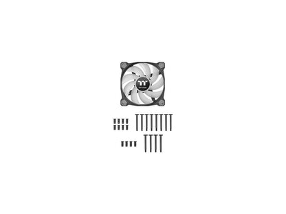 Thermaltake Pure A12 120mm White LED PWM Controlled Hydraulic Bearing High Airflow High Performance Case/Radiator Fan, CL-F109-PL12WT-B