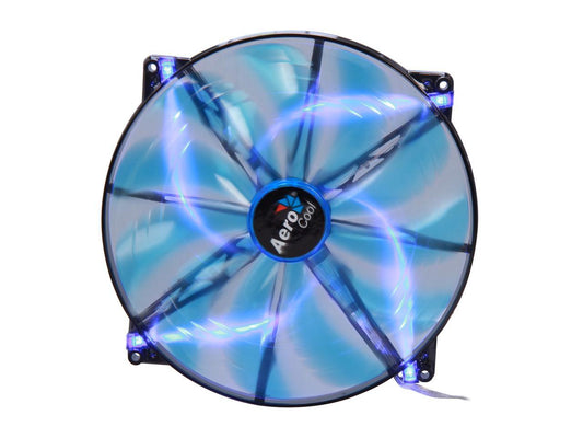 AeroCool Silent Master 200mm Blue LED Case Fan
