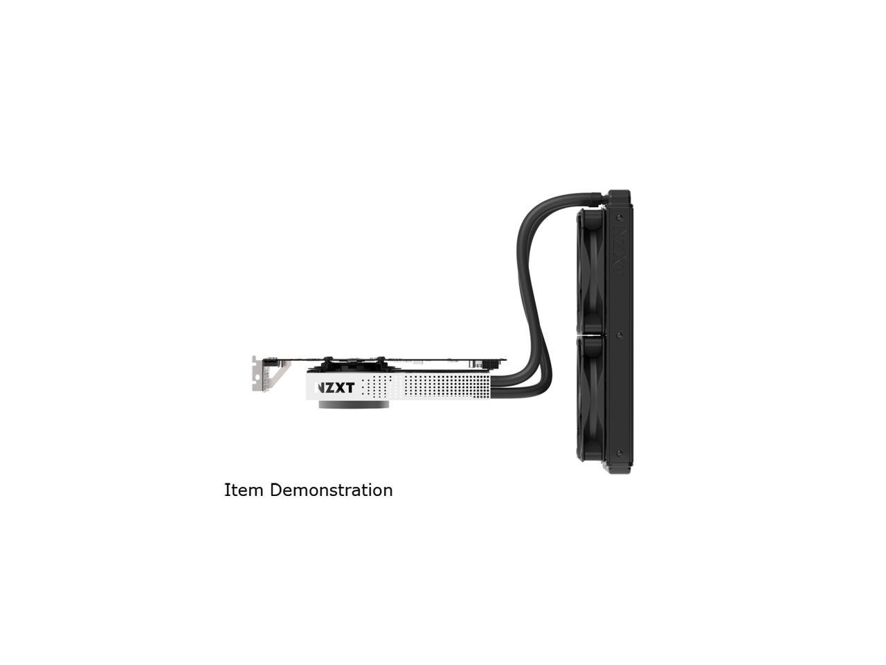 NZXT KRAKEN G12 - GPU Mounting Kit for Kraken X Series AIO - Enhanced GPU Cooling - AMD and NVIDIA GPU Compatibility - Active Cooling for VRM - White