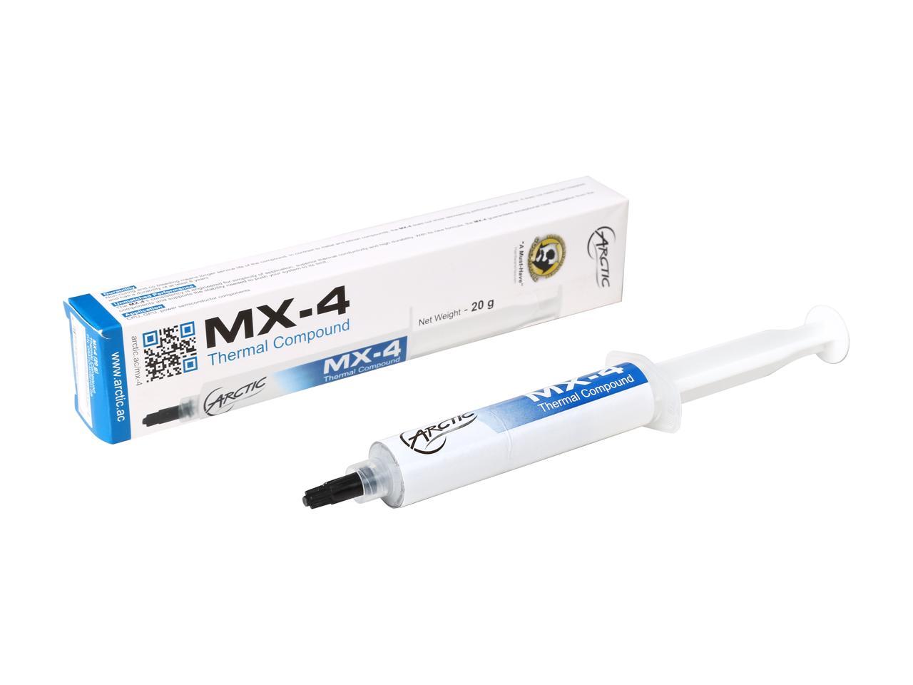 ARCTIC MX-4 Carbon-Based Thermal Compound, Non-Electricity Conductive, Non-Capacitive, Non-Bleeding - 20g