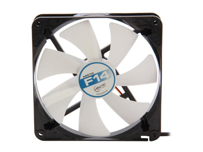 ARCTIC F14 Fluid Dynamic Bearing Case Fan, 140mm Quiet Blade Design, 77CFM at 22dBA