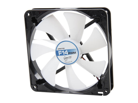 ARCTIC F14 PWM Fluid Dynamic Bearing Case Fan, 140mm PWM Speed Control, 77CFM at 24dBA