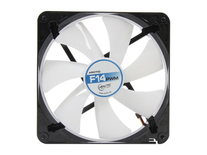 ARCTIC F14 PWM Fluid Dynamic Bearing Case Fan, 140mm PWM Speed Control, 77CFM at 24dBA