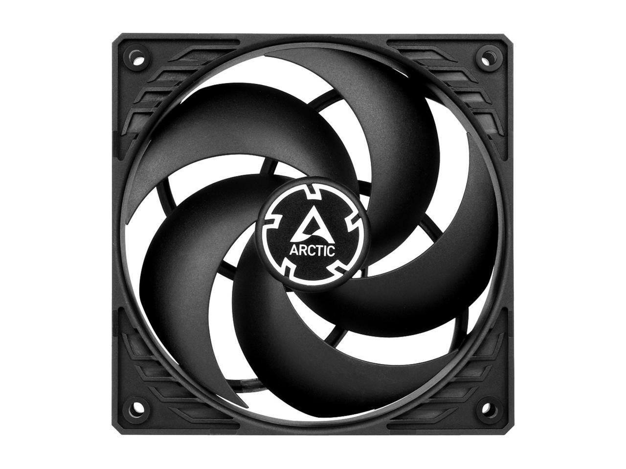 Arctic P12 PWM (Black/Black), Pressure Optimized 120mm Fan with PWM