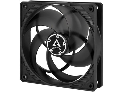 Arctic P12 PWM (Black/Transparent), Pressure Optimized 120mm Fan with PWM