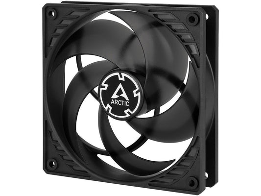 Arctic P12 PWM (Black/Transparent), Pressure Optimized 120mm Fan with PWM