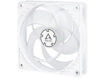 Arctic P12 PWM (White/Transparent), Pressure Optimised 120mm Fan with PWM
