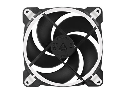 Arctic BioniX P120 (White) - Pressure-optimised 120 mm Gaming Fan with PWM Sharing Technology (PST)