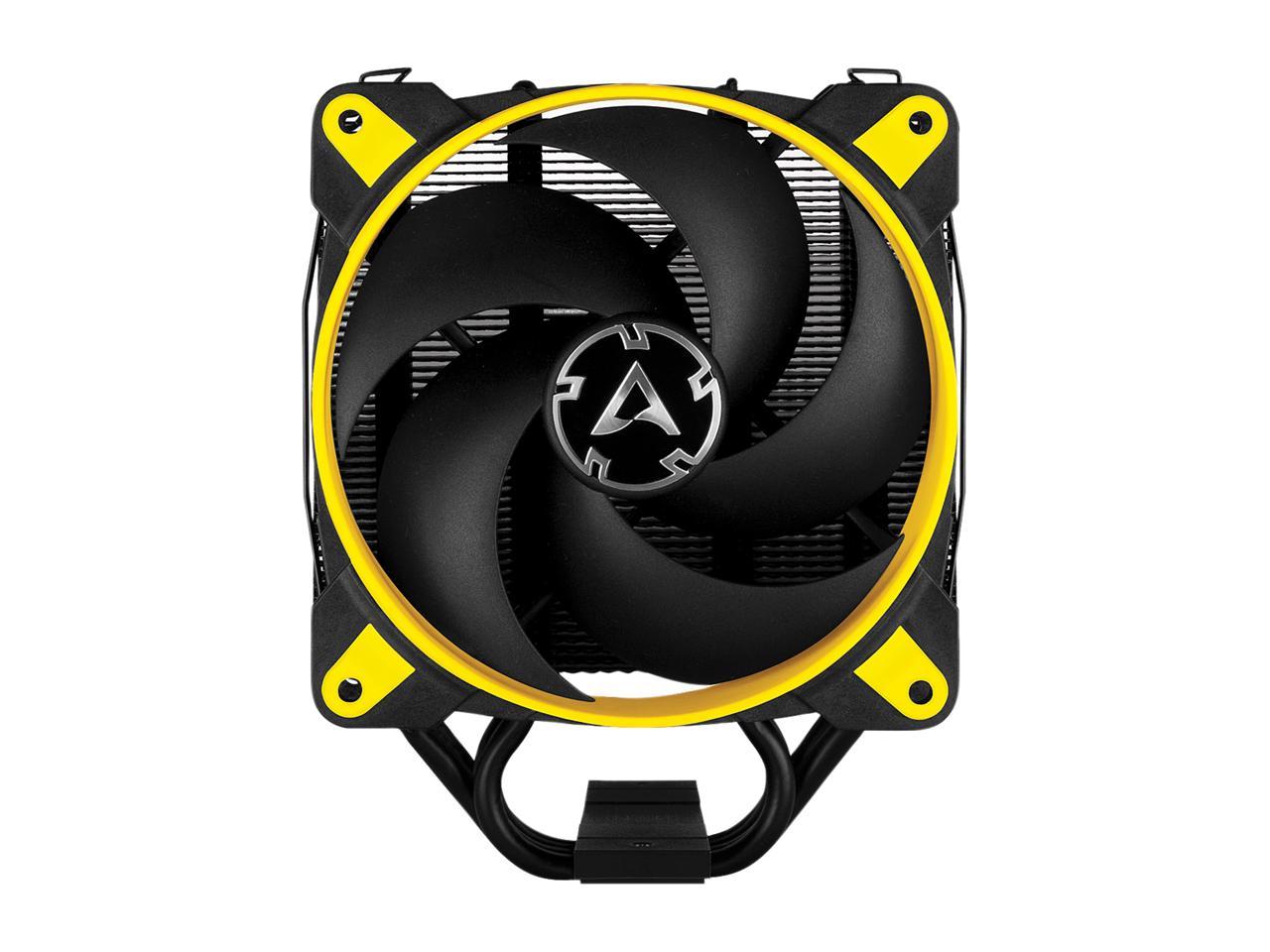 ARCTIC Freezer 34 eSports Edition - Tower CPU Cooler with Push-Pull Configuration, Wide Range of Regulation 200 to 2100 RPM, Includes Low Noise PWM 120 mm Fan - Yellow