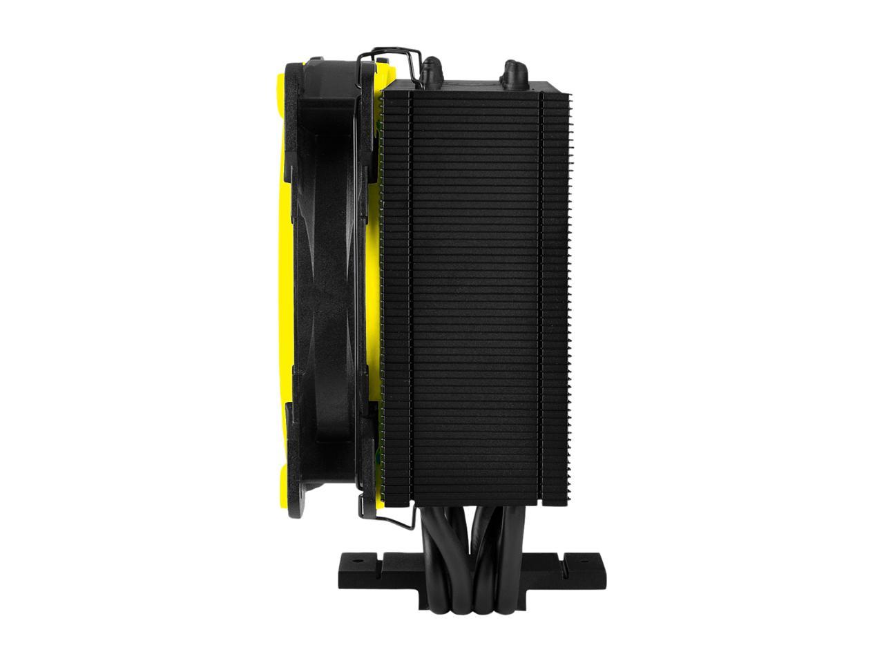 ARCTIC Freezer 34 eSports Edition - Tower CPU Cooler with Push-Pull Configuration, Wide Range of Regulation 200 to 2100 RPM, Includes Low Noise PWM 120 mm Fan - Yellow