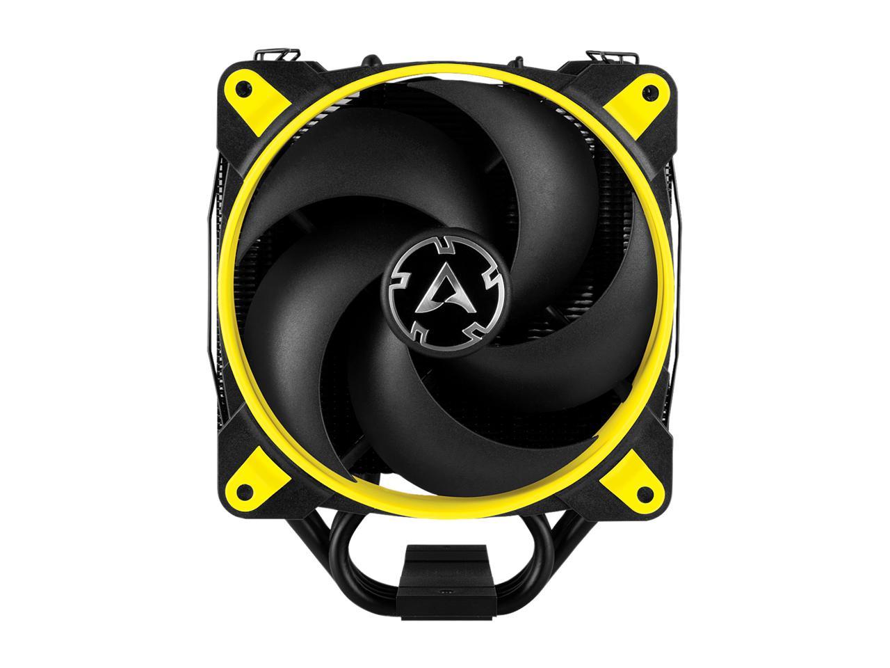 ARCTIC Freezer 34 eSports DUO - Tower CPU Cooler with Push-Pull Configuration, Wide Range of Regulation 200 to 2100 RPM, Includes 2 Low Noise PWM 120 mm Fans - Yellow
