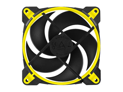 ARCTIC COOLING BioniX P120 Yellow Pressure-Optimised 120 mm Gaming Fan with PWM Sharing Technology - ACFAN00117A