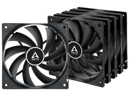 Arctic F12 - Value pack 120mm Standard Low Noise Case Fan Cooling, 5 Pack