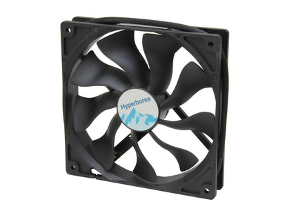 Rosewill ROCF-11003 - 140mm Computer Case Cooling Fan - Hydro Dynamic Bearing, Silent, 2 Rotation Speeds with PWM Control