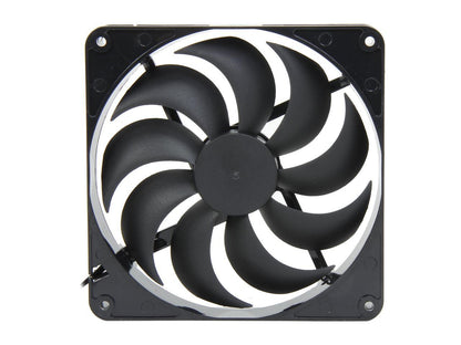 Rosewill RNBD-131409 - 140mm Computer Case Cooling Fan with LP4 Adapter - Sleeve Bearing, Super Quiet (Pack of 2)