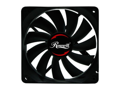 Rosewill RAWP-141411 V2 - Seal, Silent, IP56 Dust Resistant Splash-Proof 140 mm Case Fan - Advanced Teflon Nano Bearing with Noise Cancelation Adapter