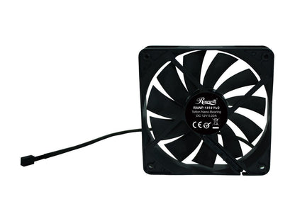 Rosewill RAWP-141411 V2 - Seal, Silent, IP56 Dust Resistant Splash-Proof 140 mm Case Fan - Advanced Teflon Nano Bearing with Noise Cancelation Adapter