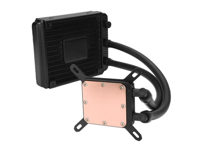 Rosewill PB120 CPU Liquid Cooler, Closed Loop PC Water Cooling, Quiet 120mm PWM Fan, Intel LGA 2011/2066/1366/1150/1151/1155/1156/775, AMD AM4/AM3+/AM3/AM2+/AM2/AM1/FM2+/FM1