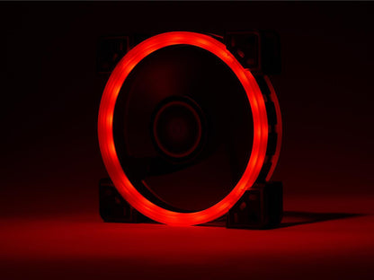Rosewill RGBF-S12001 120mm Dual Ring Addressable RGB Case Fan Hub Set, True RGB LED Case Fans (3-Pack) and 8-Port Fan Hub, Ultra Quiet Cooling with Long Life Rifle Bearings