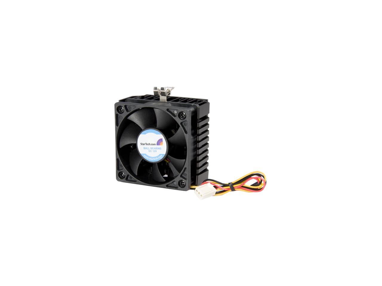 StarTech.com FAN370PRO 58mm Ball 65x60x45mm Socket 7/370 CPU Cooler Fan w/ Heatsink & TX3 connector